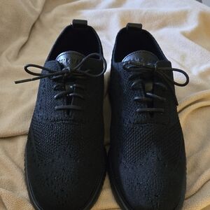 Cole Haan Men's Black Knit Derbys